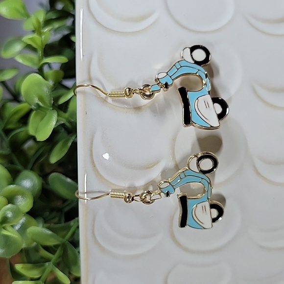 Jewelry - Vespa Moped Drop Earrings